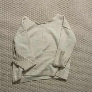 Elegant Cream Women's Sweater